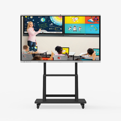 Real Time 75 Inch Smart Board Wireless Intelligent For Video Conferencing