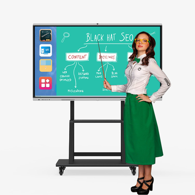 I5 OPS Interactive Large Flat Panel Touch Screen For Video Conferencing