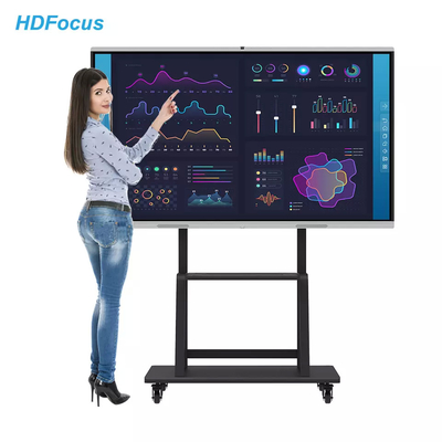Écran tactile 4k panneau futé d'affichage interactif de 86 pouces pour l'école